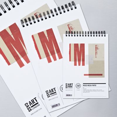 Cass Art Mixed Media Spiral Pad 25 Sheets 250gsm