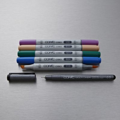 Copic Ciao Markers Manga Set 1 Pack of 6