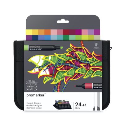Winsor & Newton ProMarker Student Wallet Set of 24